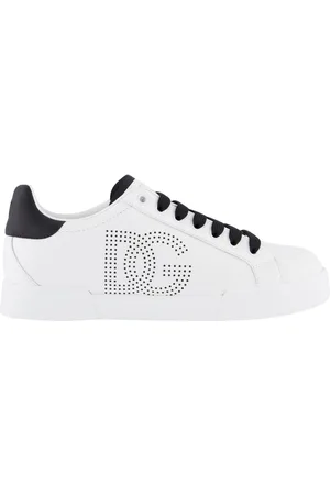 Dolce & Gabbana Dames Portofino Sneaker Wit/Zwart