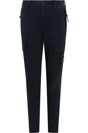 Stone Island Kids Pants Blauw