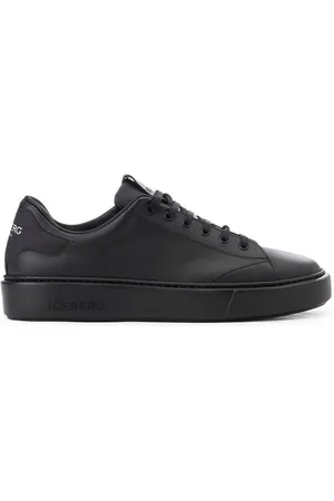 Iceberg Low-top black sneakers with XL sole