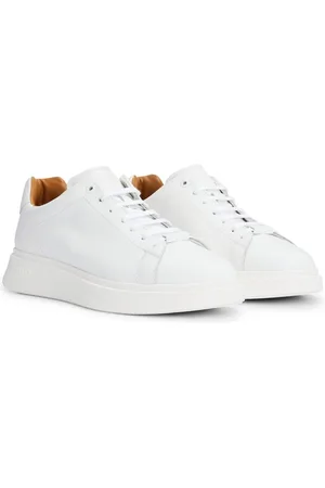 HUGO BOSS Boss Flat Shoes White