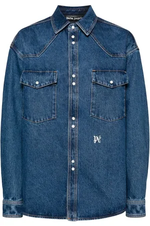 Palm Angels Shirts Blue
