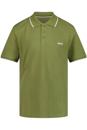HUGO BOSS Boss Kinder Jongens Polo In Olijf Groen