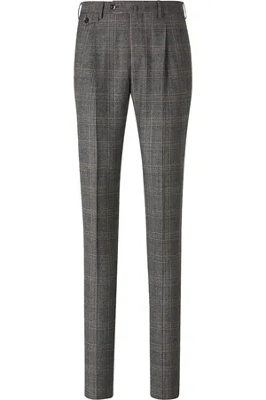 PT Torino Prince of Wales Pattern Dress Trousers