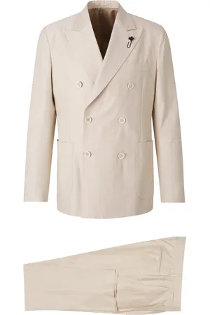 LARDINI Plain Cotton Suit