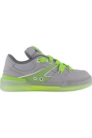 Dolce & Gabbana Heren New Roma Sneaker Grijs/Groen