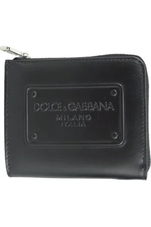 Dolce & Gabbana Portafoglio nero con zip