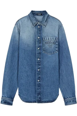 VERSACE Shirts Blue