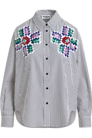 Essentiel Antwerp Blouses Zwart Hapricorn