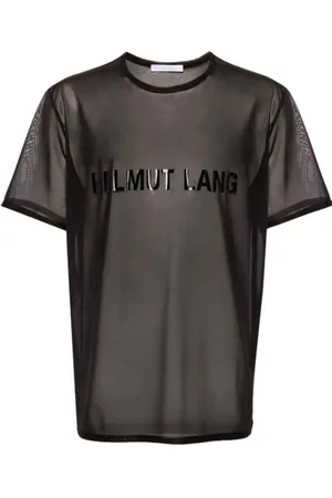 Helmut Lang Logo Tee Chiffon Black