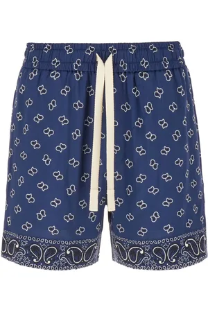 Palm Angels Printed viscose bermuda short