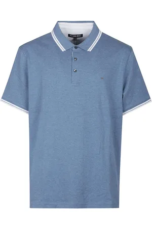 Michael Kors Greenwinch Short Sleeve Polo Shirt Blue