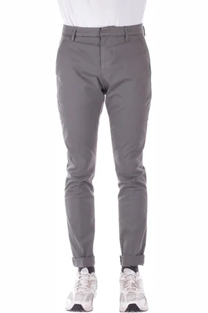 Dondup Trousers Dove Grey