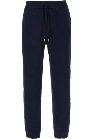 Saint Laurent Navy blue cotton joggers