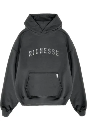 Richesse Société Hoodie Antraciet