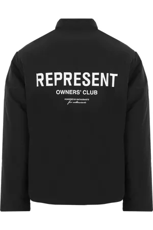 Represent Coats Black