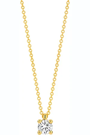 Blush Collier LG3001Y 14k Geelgoud 0.20crt G SI Briljant Lab Grown Diamant 42cm
