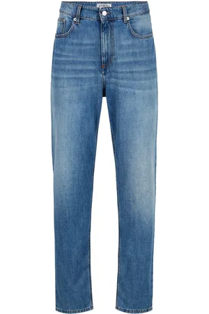 Iceberg Indigo 5-pocket straight leg fit denim trousers
