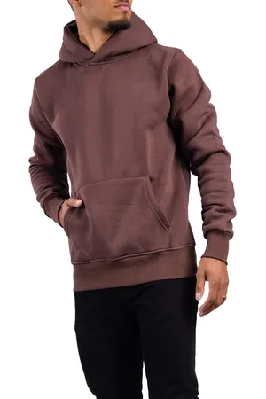 Richesse Rk Blank Hoodie Coffee Slimfit