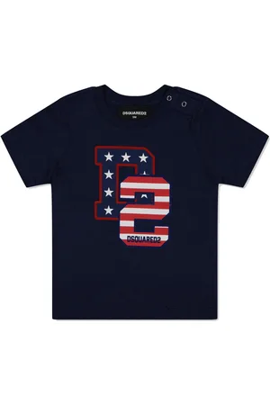 Dsquared2 Baby Unisex T-Shirt In Navy