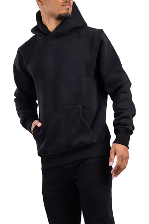 Richesse Rk Blank Hoodie Black Slimfit