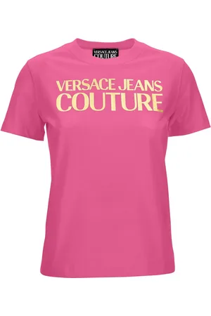 VERSACE T-shirts and Polos Pink