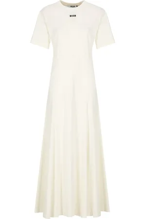 Msgm Dresses Ivory