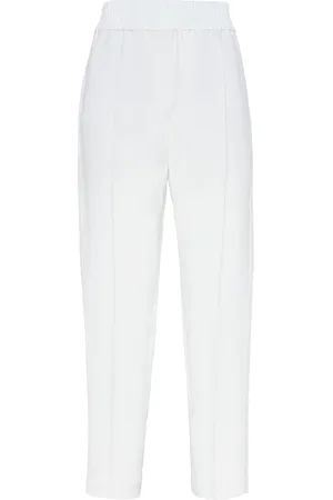 Brunello Cucinelli Trousers White