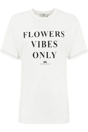 Elisabetta Franchi T-Shirts And Polos Gesso