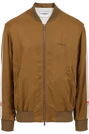 Iceberg Regular fit oil-colored jacket in Tencel fabric
