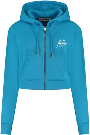 Malelions Women Cropped Zip Hoodie
