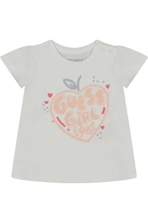 Guess Baby Meisjes T-Shirt In Wit