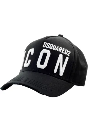 Dsquared2 Icon Black White Baseball Cap Black