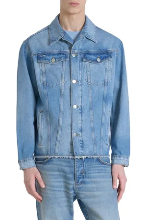 Antony Morato COAT OVER FIT IN BLUE DENIM