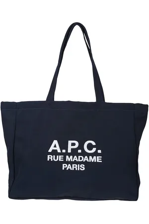 A.P.C. Diane Rue Madame Shopping Bag Blue
