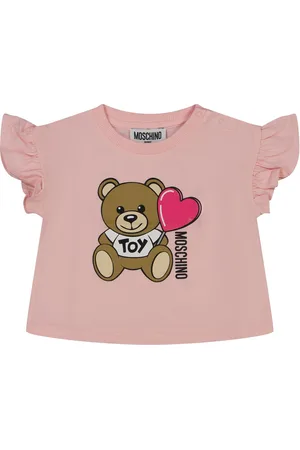 Moschino Baby Meisjes T-Shirt In Licht Roze