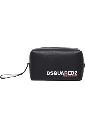 Dsquared2 Beauty case nero in pelle