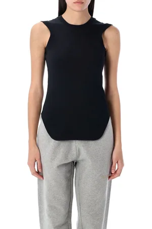 The Attico Reese Tank Top Nero