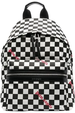 Palm Angels Damier Check Logo Backpack