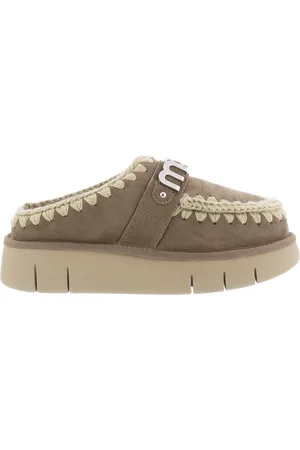 Mou Dames Bounce Clog Logo Elephant Grey