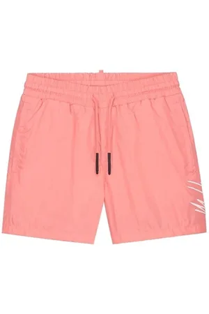 Malelions Split Swim Shorts Light Coral/Sand
