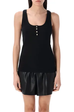 ANINE BING Alessia Tank Top Nero