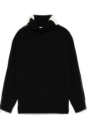 Helmut Lang Suitcase T Neck Wool Black