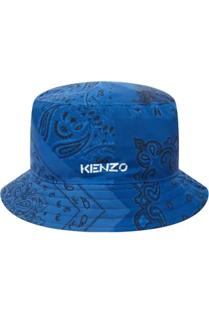 Kenzo Paisley Bandana Logo Bucket Hat