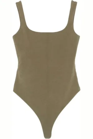 Entire Studios Square Neck Bodysuit Military