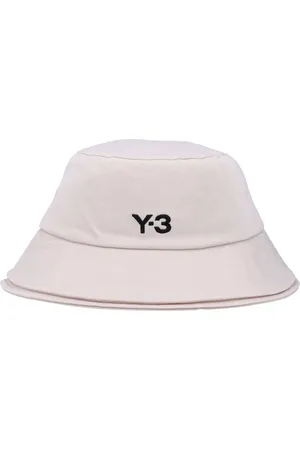Y-3 Double Bucket Hat Bianco