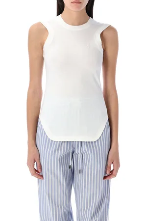 The Attico Reese Tank Top Bianco