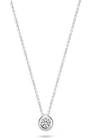 Blush 3067WZI Ketting 14 krt witgoud met zirkonia