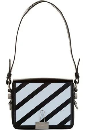 OFF-WHITE 2017-2022 Binder Clip Leather Crossbody Bag