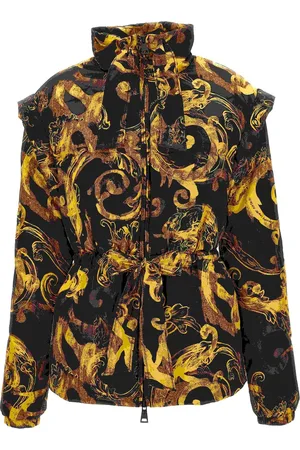 VERSACE Coats Black