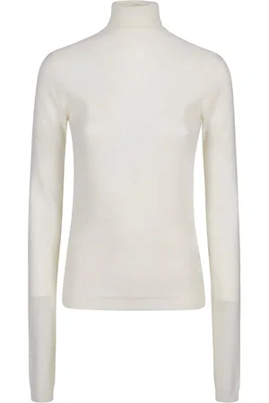 Fabiana Filippi Turtle Neck Sweater White